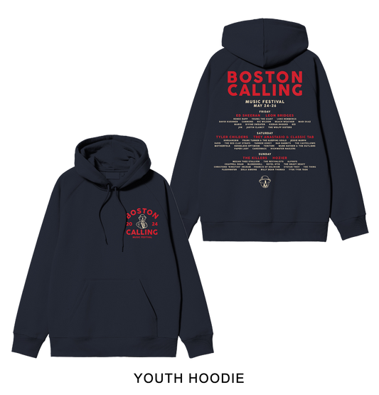 Boston Calling "Blue Pup" Youth Hoodie