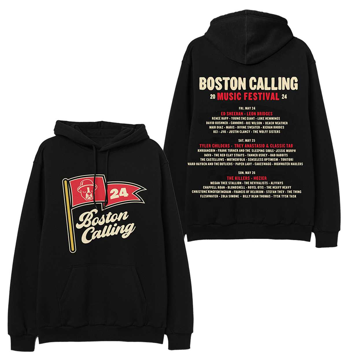 Boston Calling "Wave The Flag" Hoodie