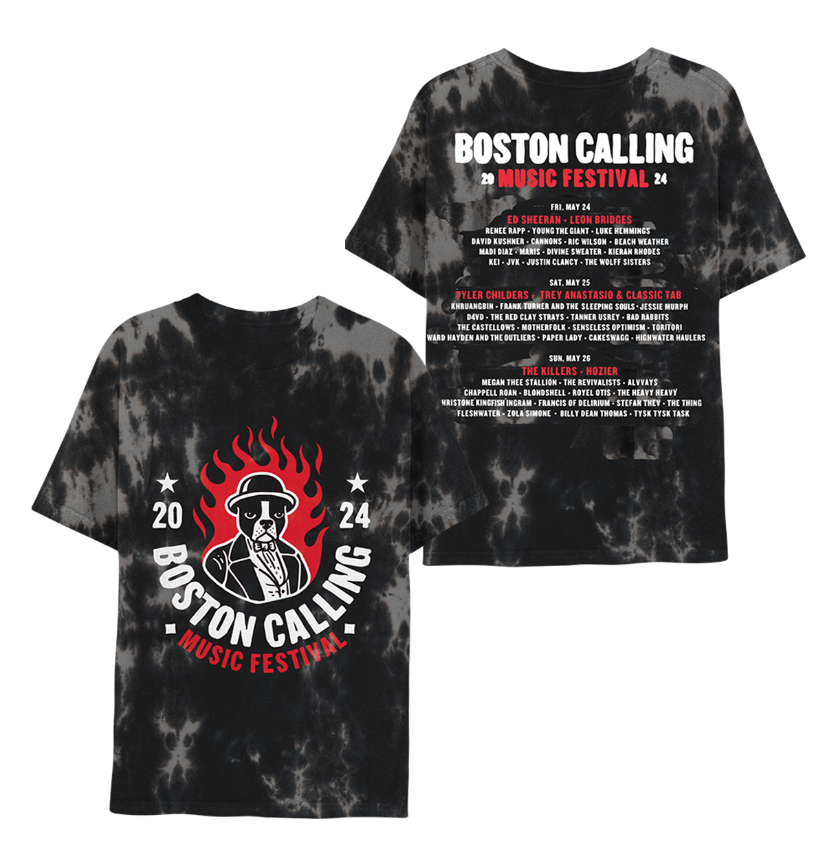 Boston Calling "Flame Dye" Tee